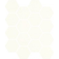 Uniwersalna mozaika prasowana bianco hexagon 22x25,5