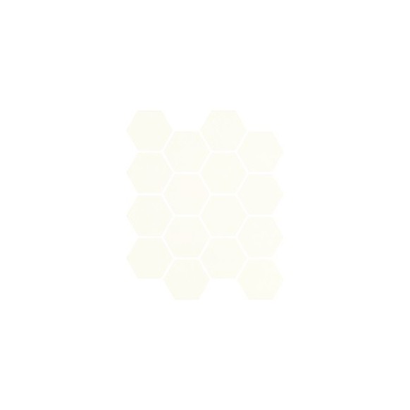 Uniwersalna mozaika prasowana bianco hexagon 22x25,5