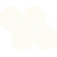 Uniwersalna mozaika prasowana bianco romb hexagon 20,4x23,8