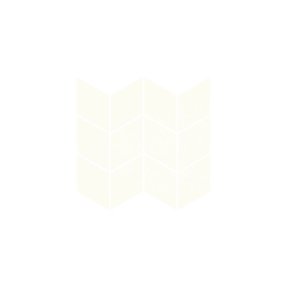 Uniwersalna mozaika prasowana bianco romb braid 20,5x23,8