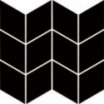 Uniwersalna mozaika prasowana nero romb braid 20,5x23,8