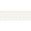 French Braid white structure 29x89