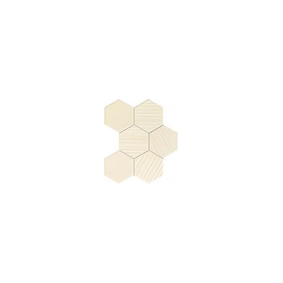Horizon ivory hex mozaika 28,9x22,1