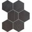 Horizon black hex mozaika 28,9x22,1
