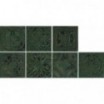 Tinta green dekor 14,8x14,8 (7 dekorów pakowanych losowo)