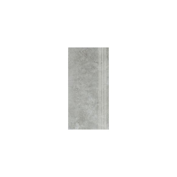 Scratch grys stopnica nacinana półpoler 29,8x59,8