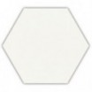 Shiny Lines bianco heksagon 19,8x17,1