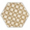 Shiny Lines gold heksagon inserto D 19,8x17,1