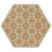 Shiny Lines gold heksagon inserto E 19,8x17,1