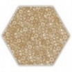 Shiny Lines gold heksagon inserto F 19,8x17,1