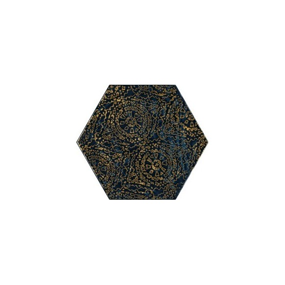 Urban Colours blue inserto szklane heksagon A 19,8x17,1