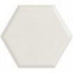 Woodskin bianco heksagon struktura A 19,8x17,1