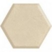 Serene beige heksagon struktura 17,1x19,8