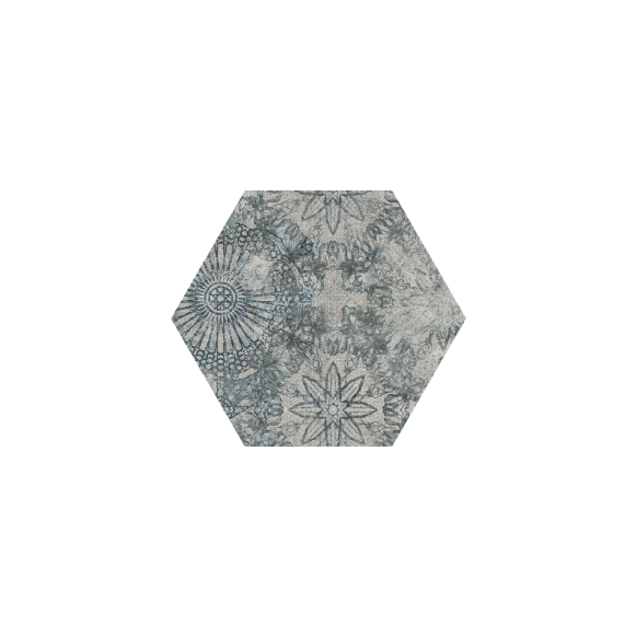 Sweet grey heksagon Str połysk 19,8x17,1