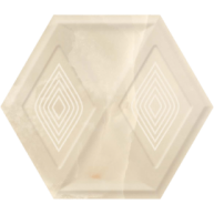 Illusion beige heksagon Str połysk 19,8x17,1