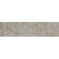Softcement silver poler flower dekor 29,7x119,7