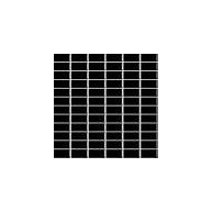 Altea nero mozaika 30x30 kostka 2,3x4,8